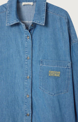 WOMEN'S SHIRT IZEWAY LS - MEDIUM BLUE