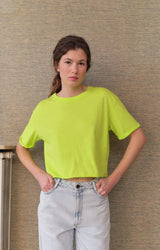 WOMEN'S T-SHIRT APOLY - CITRUS FLUO
