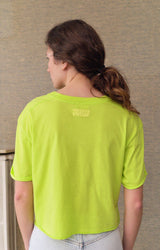 WOMEN'S T-SHIRT APOLY - CITRUS FLUO