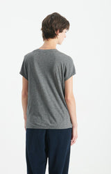 WOMEN'S T-SHIRT JACKSONVILLE SS - CHARCOAL MELANGE