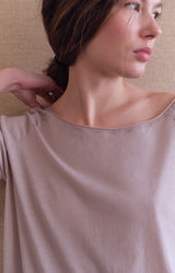 WOMEN'S T-SHIRT LALOOM - PRALINE