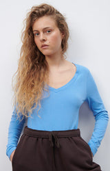 WOMEN'S T-SHIRT LS GAMIPY - BALTIC