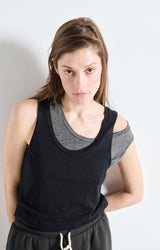 WOMEN'S TANK TOP JACKSONVILLE - NOIR