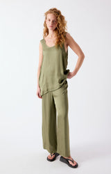 WOMEN'S TOP BOVALOW - EUCALYPTUS