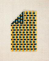 Weave Pattern Towels - Yellow Weave Hand Towel