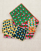 Weave Pattern Towels - Yellow Weave Hand Towel