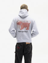 Who's a good boy? Hoodie - Melange Grey