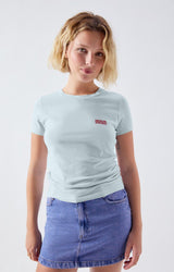 Women's T-shirt Pymaz - VINTAGE BABY BLUE