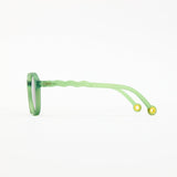 JUNIOR+ Oval Sunglasses-Olive Green