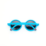 KIDS Round Sunglasses-Lapis blue