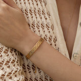 LARGE BANGLE BRACELET ROSE