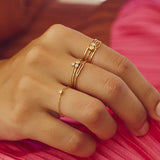 RING ZEPHYR : ROSE WATER OPAL