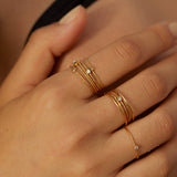 RING SIMPLE TRESORS : CHRYSOLITE