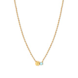 SHORT NECKLACE ZEPHYR : PACIFC OPAL