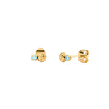 STUD EARRINGS ZEPHYR : PACIFIC OPAL