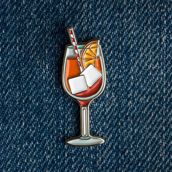 Aperol Spritz Cocktail Pin