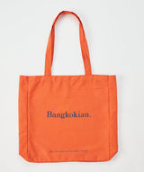 BANGKOKIAN. LINEN BAG - ORANGE