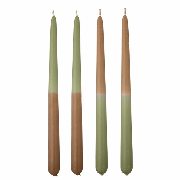 BLOOMINGVILLE Burma Candle Green Parafin Pack 4