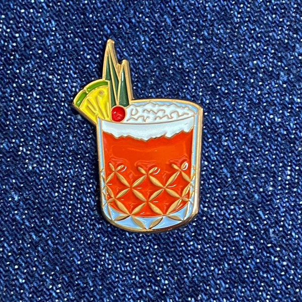 Jungle Bird Cocktail Pin