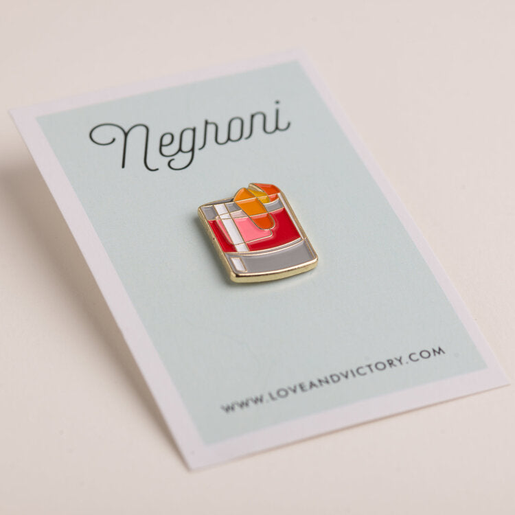 Negroni Cocktail Pin
