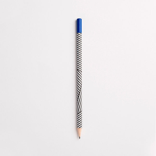 Patterned graphite pencil - BLACK