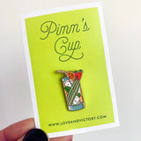 Pimm's Cup Cocktail Pin