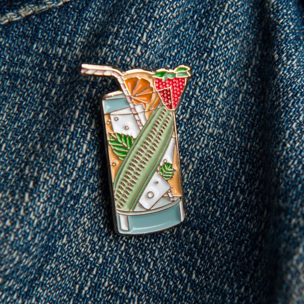 Pimm's Cup Cocktail Pin