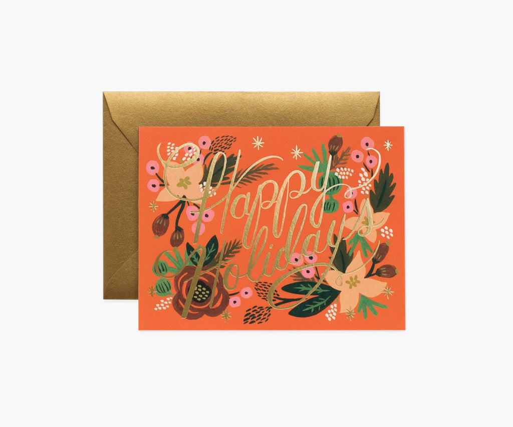 Rifle Paper Co. Poinsettia Holiday Card ANOTHER STORY