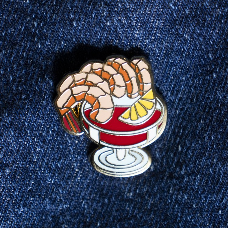 Shrimp Cocktail Pin