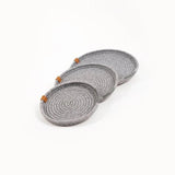 Taya Living Mini Tray Set Grey