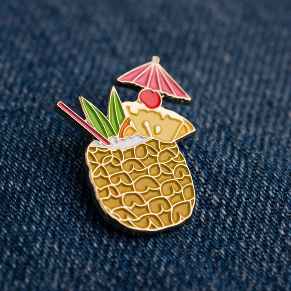 Tiki Cocktail Pin