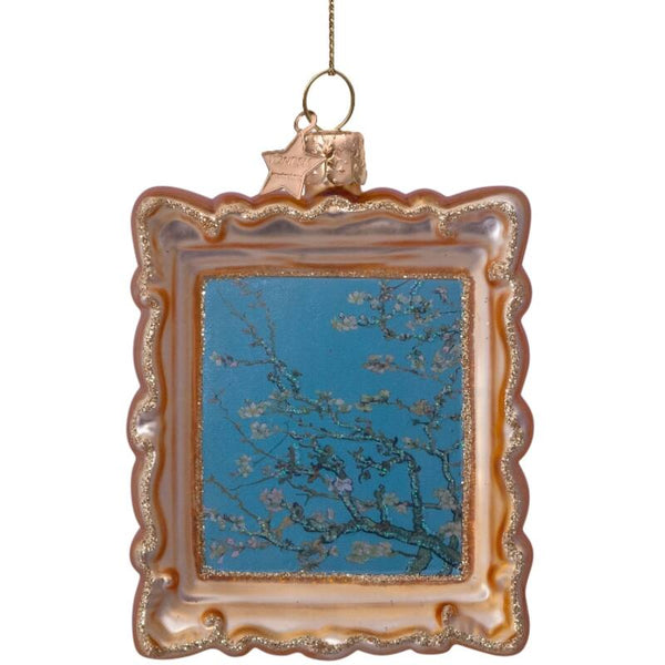 VONDELS Ornament glass Van Gogh frame Blossom