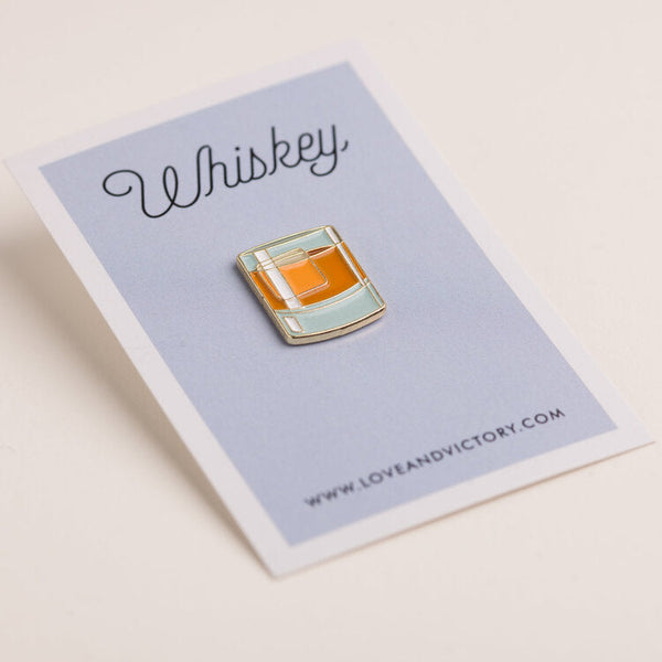Whiskey On the Rocks Pin