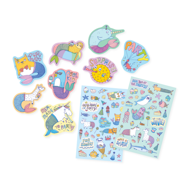 OOLY Mer-Made to Party Scented Stickers 