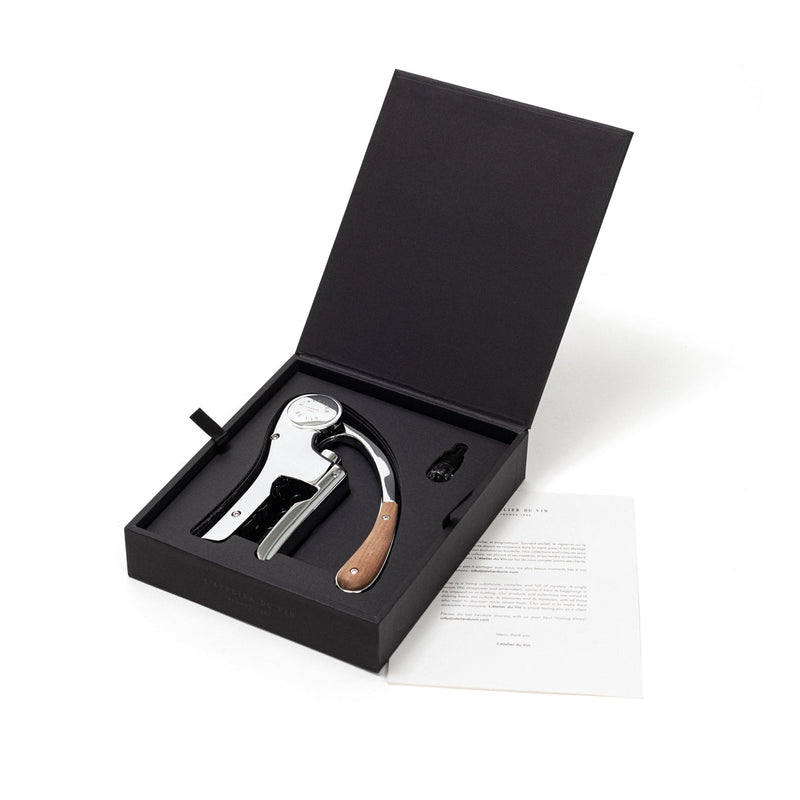 L ATELIER DU VIN Oeno Motion Wood Chrome