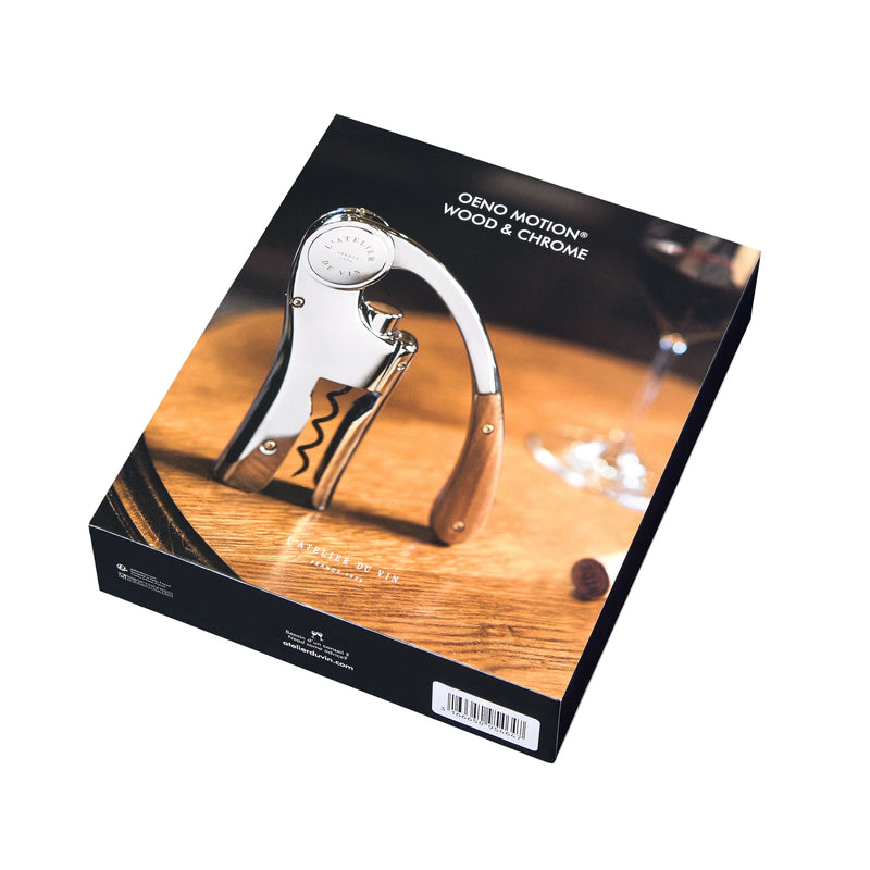 L ATELIER DU VIN Oeno Motion Wood Chrome