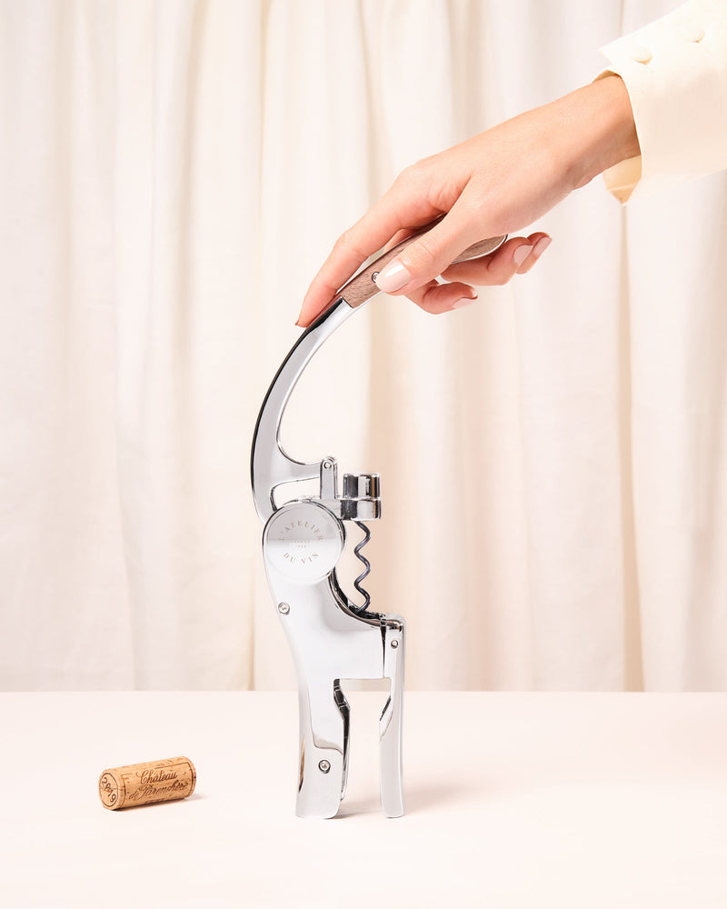 L ATELIER DU VIN Oeno Motion Wood Chrome