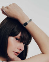 Jane (Mini Tethered) - Silver and Black Metal