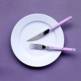 BISTROT SOLID - DINNER FORK - PINK