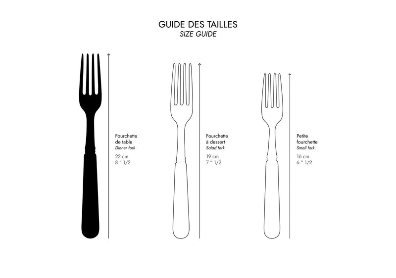 BISTROT SOLID - DINNER FORK - PINK