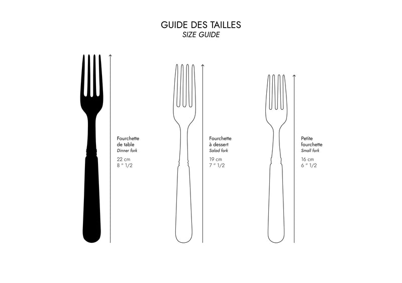 BISTROT SOLID - DINNER FORK - PASTEL BLUE