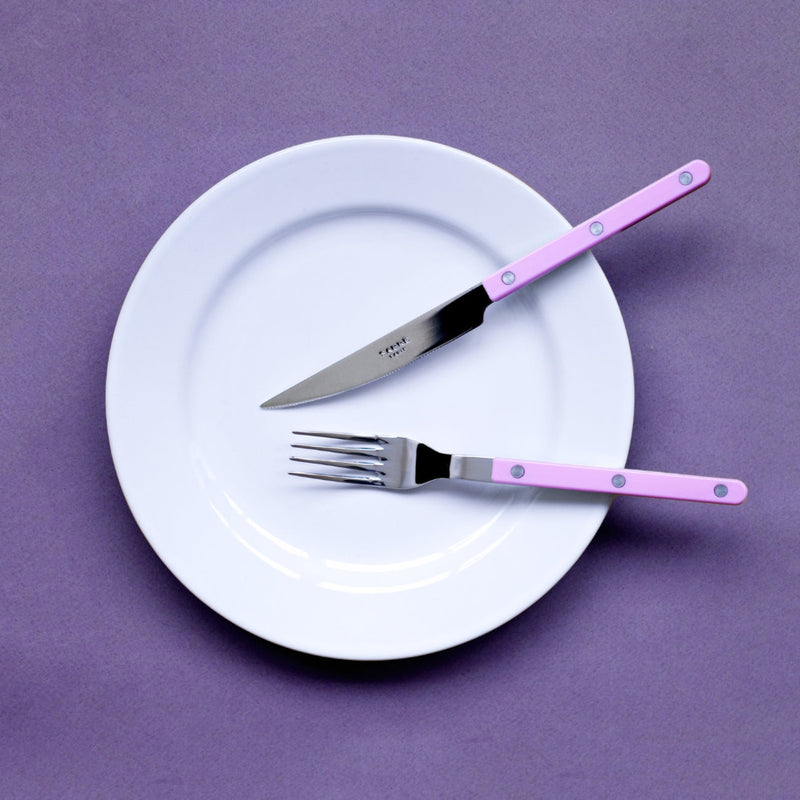 BISTROT SOLID - DINNER KNIFE - PINK