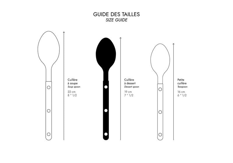 BISTROT SOLID - DESSERT SPOON - ORANGE