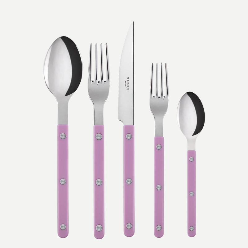 BISTROT SOLID - DESSERT SPOON - PINK