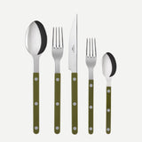 BISTROT SOLID - DESSERT SPOON - GREEN FERN