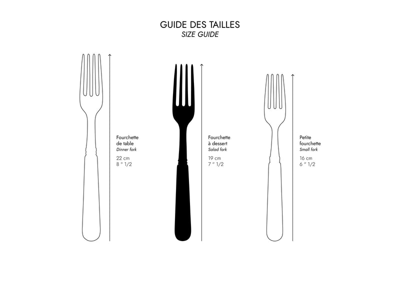 BISTROT SOLID - SALAD FORK - YELLOW