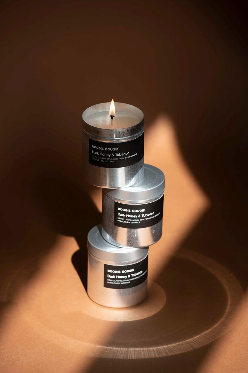 Scented Candle - Dark Honey & Tobacco