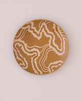 Round glass tray
