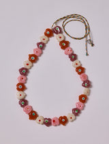  MUTLI HEART RED BEAD NECKLACE & BAG CHARM 