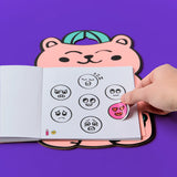 6 MONTESSORI STICKERS BOOKS - EMOTIONS